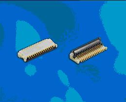 0.2毫米間距，0.9毫米高度FPC 零插入力連接器