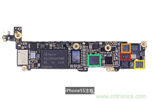 土豪金iPhone 5S拆解：內(nèi)部結(jié)構(gòu)升級(jí)，維修難度增加