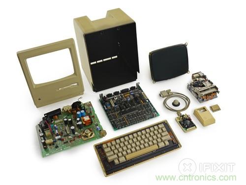 拆！古董級(jí)Macintosh 128K電腦