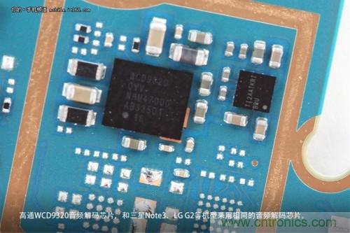 WCD9320音頻解碼芯片，和Note 3以及G2上采用的一模一樣