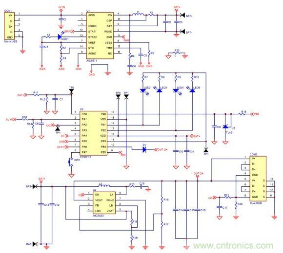 移動(dòng)電源電路的三種設(shè)計(jì)方案，哪個(gè)技高一籌？