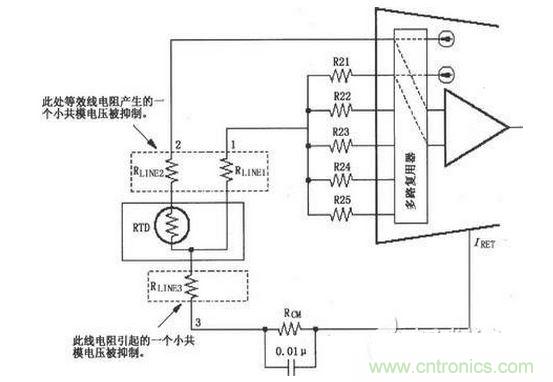 三線(xiàn)RTD連接器電路原理分析