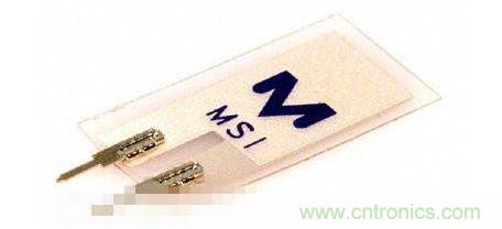 Measurement Specialties 的 MSP1006 壓電晶體。