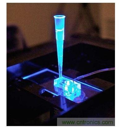 加州柏克萊大學所開發(fā)的“心臟單芯片”用以放置從成人干細胞產(chǎn)出的人類心臟組織，該系統(tǒng)有一天可望替代實驗動物應用于藥物安全篩檢