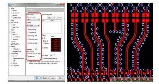 PCB 設(shè)計(jì)工具如果能夠控制共面波導(dǎo)和波導(dǎo)過孔的創(chuàng)建，將有助于顯著減少設(shè)計(jì)錯(cuò)誤和縮短設(shè)計(jì)時(shí)間。