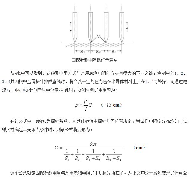 如何區(qū)分萬用表測電阻和四探針測電阻？