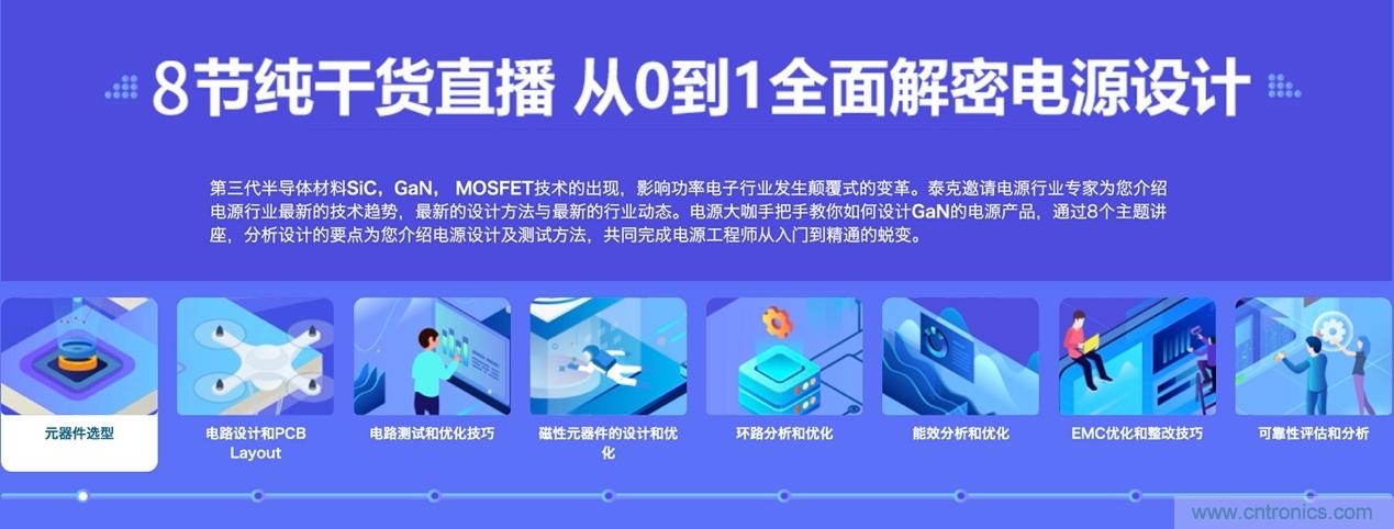 致工程師系列之三：高效GaN電源設(shè)計八部曲，泰克系列視頻課堂實操秘籍