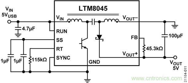 USB供電、915MHz ISM無線電頻段、具有過溫管理功能的1W功率放大器