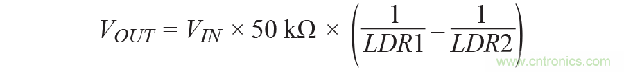 你有沒有試過用儀表放大器測量兩個光源的相對強(qiáng)度？