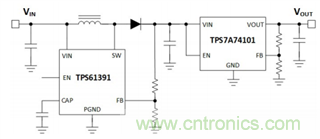 TPS61391升壓變換器，為電容麥克風(fēng)提供48V超低噪聲幻象電源