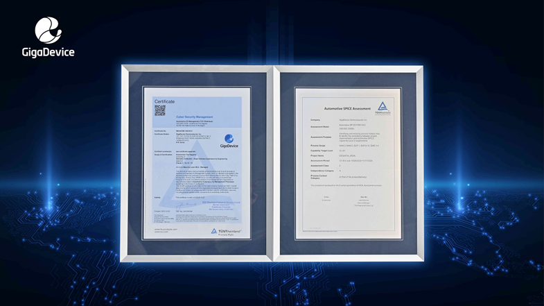 權(quán)威認(rèn)證+生態(tài)合作，兆易創(chuàng)新車規(guī)芯片獲ISO 21434與ASPICE CL2國(guó)際認(rèn)可