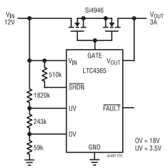 為敏感電路提供過(guò)壓及電源反接保護(hù)！