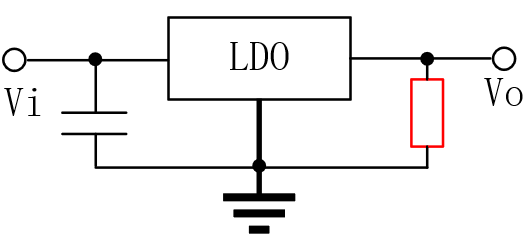 LDO輸出為什么并聯接地電阻？